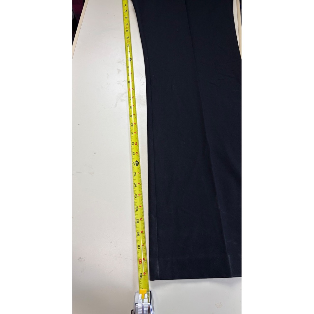 Worthington Curvy Trouser Black Wide Leg Dress Pants Womens 12 Tall Professional - Picture 6 of 6